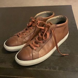 Banana Republic Cognac Leather Shoes size 9.5